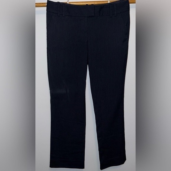 The Limited Pants - The Limited black pinstripe Drew Fit dress pants Size 6 #521